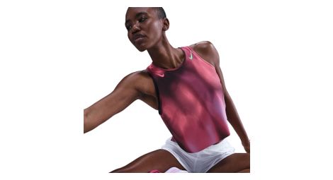 Débardeur crop nike aeroswift faith kipyegon rose femme