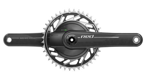sram red xplr e1 dub power meter crankset 40 teeth 12 13v black