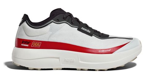Trail-Schuhe Norda 005 Laser Weiß/Rot Herren