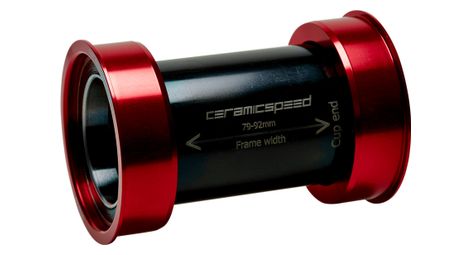 Boitier a presser ceramicspeed pf4630 pf30 bbright pf30a evo386 79 92mm rouge