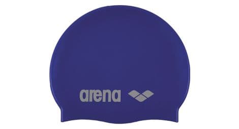 Bonnet de bain arena classic silicone bleu