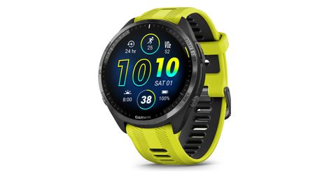 Garmin forerunner 965 gps horloge zwart amp geel