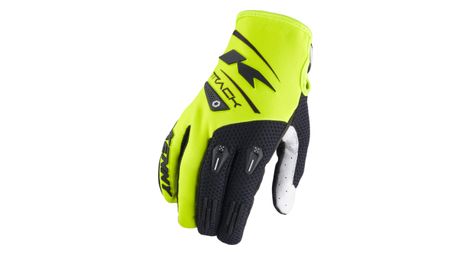 Gants longs kenny track noir jaune