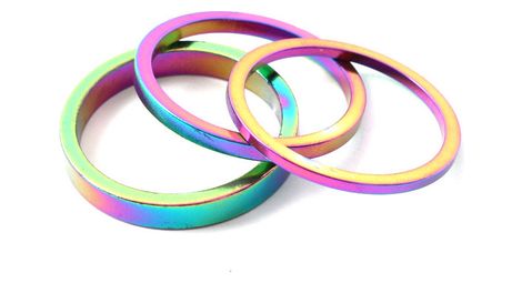 Bmx spacer aluminium oil slick