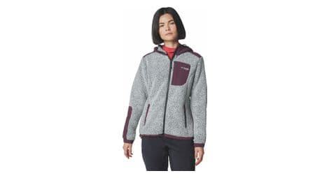 Polaire femme columbia arctic crest full zip gris/violet