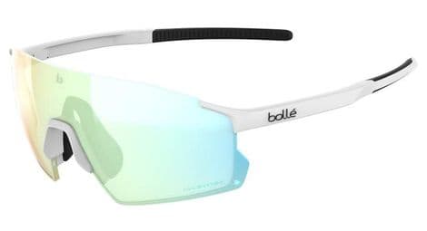 Lunettes de soleil icarus blanc matte - phantom clear vert photochromic