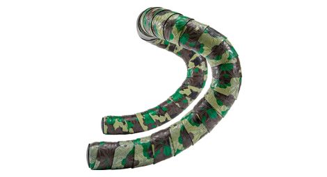 Ruban de cintre supacaz super sticky kush gravel camo avec bouchons