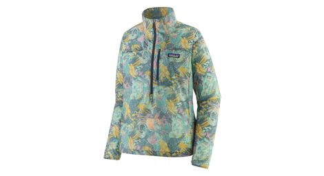 Veste Coupe-Vent Patagonia Houdini Stash 1/2 Zip Vert Femme