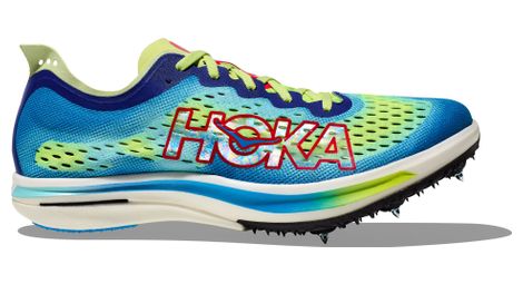 hoka cielo fly x blue green red unisex track amp field shoes