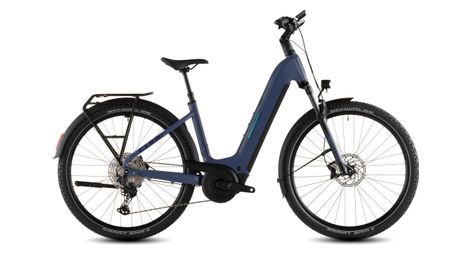 VTC Électrique Cube Nuride Hybrid EXC 800 Easy Entry Shimano Deore/Deore XT 12V 800 Wh 29'' Bleu Jeans 2026