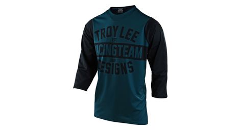 Maillot manches 3 4 troy lee designs ruckus team 81 bleu