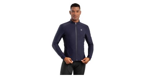 Veste vélo softshell homme Cyclisme J1 Elba Bleu Marine