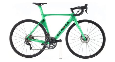 Derosa De Rosa Sk Pininfarina Carbone Di2 11V Vert Velo De Route De Rosa Tres Bon Etat