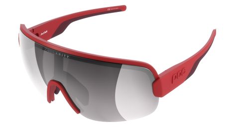Lunettes POC Aim Rouge/Clarity Road/Sunny Silver