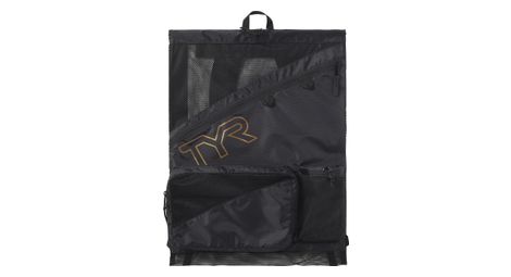 Tyr elite team 40l mesh rugzak zwart/goud