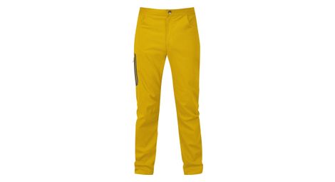 Mountain equipment pantalones de escalada anvil amarillos cortos