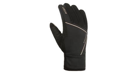 Cairn quicker touch guantes largos unisex negro beige