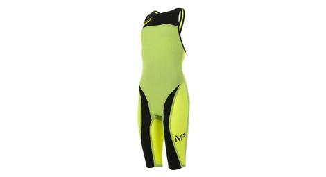 Combinaison de bain michael phelps x-presso jaune fluo / noir femme