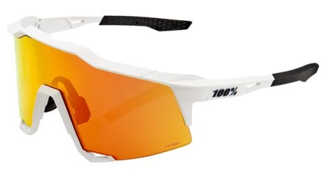 Lunettes 100 speedcraft soft tact off white miroir multilayer hiper rouge