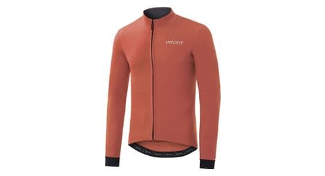 Maillot manches longues spiuk profit coldandrain orange