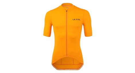 Maillot manches courtes le col hors categorie ii orange