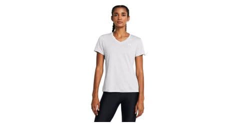 Camiseta de manga corta under armour tech twist gris para mujer