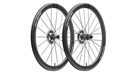 Paire de roues scope artech 4 disc 700mm | 12x100 - 12x142mm | centerlock | noir/blanc