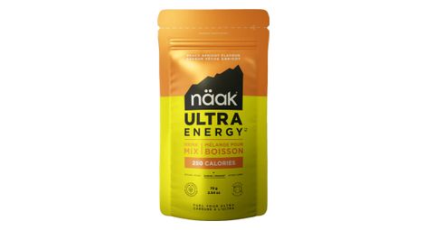 Sachet boisson énergétique näak ultra energy pêche/abricot - 72g