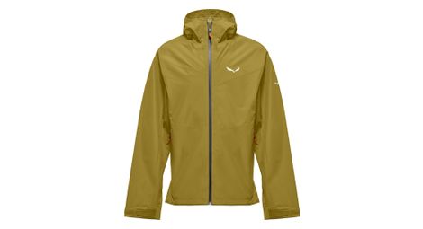 Giacca impermeabile Salewa Puez 2.5L Powertex verde da uomo