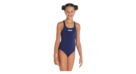 Arena team swim pro solid blue girls one-piece swimsuit