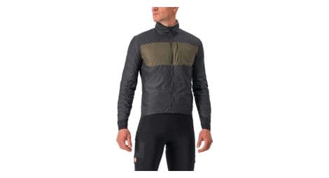 Castelli unlimited puffy giacca a maniche lunghe nero/marrone xl