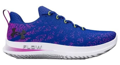 Zapatillas under armour velociti 3 azul/rosa