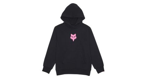 Sweat à capuche enfant fox legacy noir/rose
