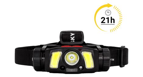 Lampe frontale 2 en 1 vélo HYBRIDE600 - Rechargeable / 300 lumens