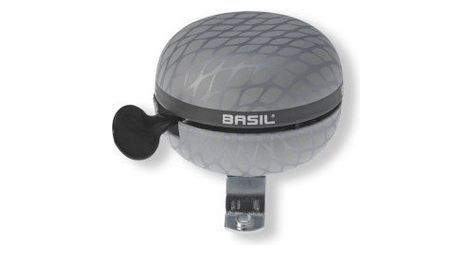 Sonnette de velo basil noir 60 mm argent