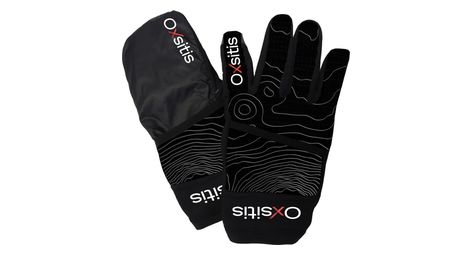 Gants avec protection oxsitis evo noir rouge