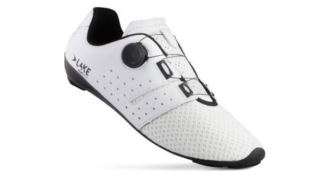 Chaussures de route lake cx201 blanc / noir