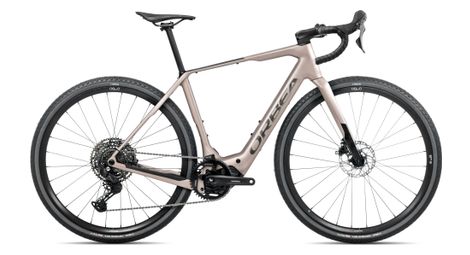 Vélo de gravel électrique orbea denna m40 shimano cues 11v 420 wh 700 mm beige nickel 2025
