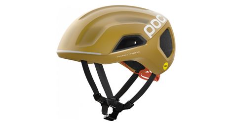 Casque poc ventral tempus mips jaune ocre