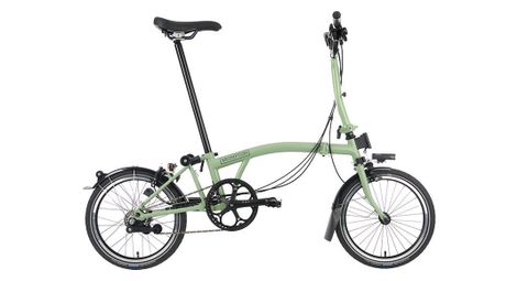 Brompton c line explore mid brompton 6v 16'' verde matcha bicicleta plegable