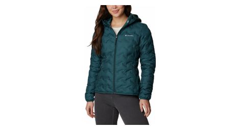 Columbia delta ridge down hooded jacket donna blue xs