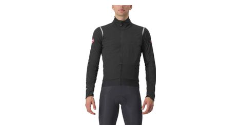 Chaqueta de manga larga castelli alpha doppio ros negra