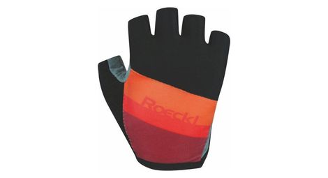 Guanti roeckl ticino k002 nero / arancione