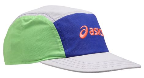 Casquette Asics 5 Panel Paris Blanc/Bleu/Vert
