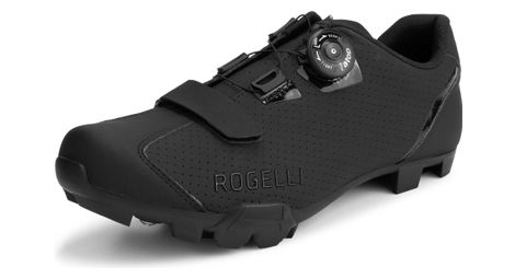 Chaussures de velo vtt rogelli r-400x mtb - unisexe - noir
