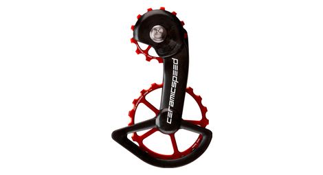 Chape de derailleur ceramicspeed ospw coated shimano dura ace r9100 9150 ultegra 8000ss 8050ss rouge