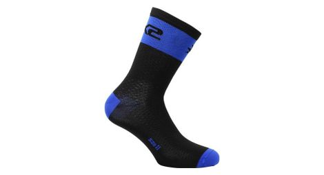 Chaussettes sixs short logo noir bleu