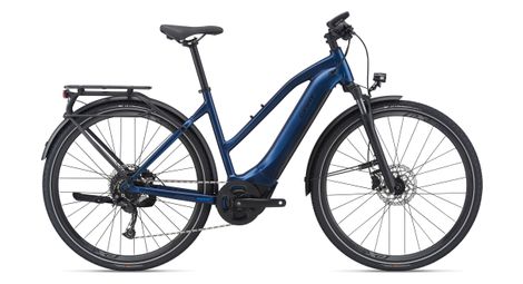 Giant explore e+2 sta shimano alivio 9v 500 wh 700 mm metallic navy bicicletta urbana