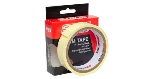 Stan's notubes - fond de jante yellow tape 25mm (10yd)