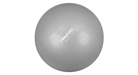 Avento ballon de fitness/d'exercice diamètre 65 cm argenté